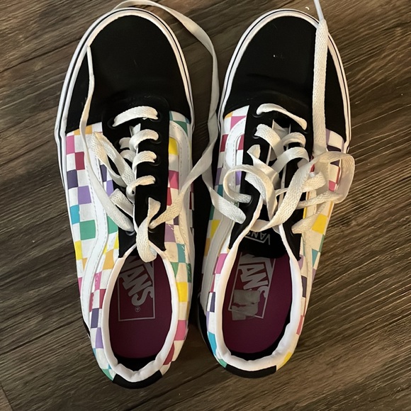 Multicolor Grid Vans - Picture 5 of 5